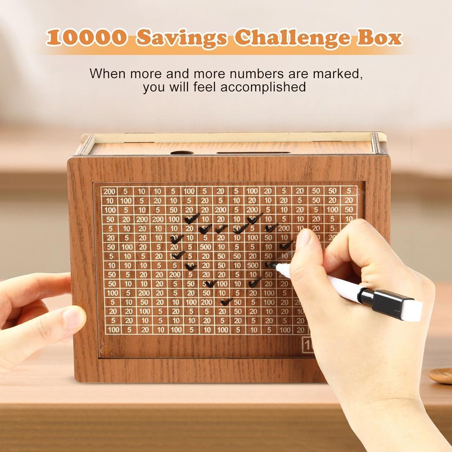Savings Challenge Piggy Bank