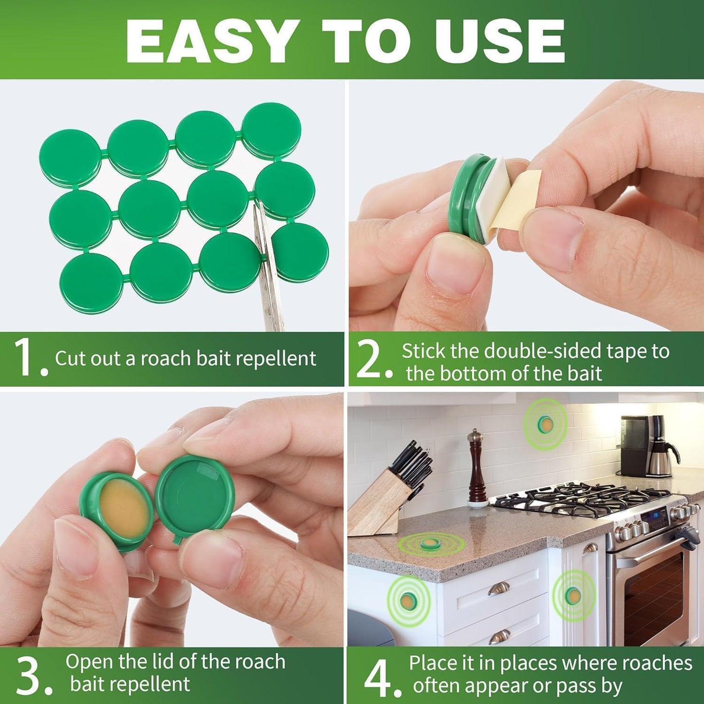 Cockroach Killer Gel (Pack of 2) 24 PCS