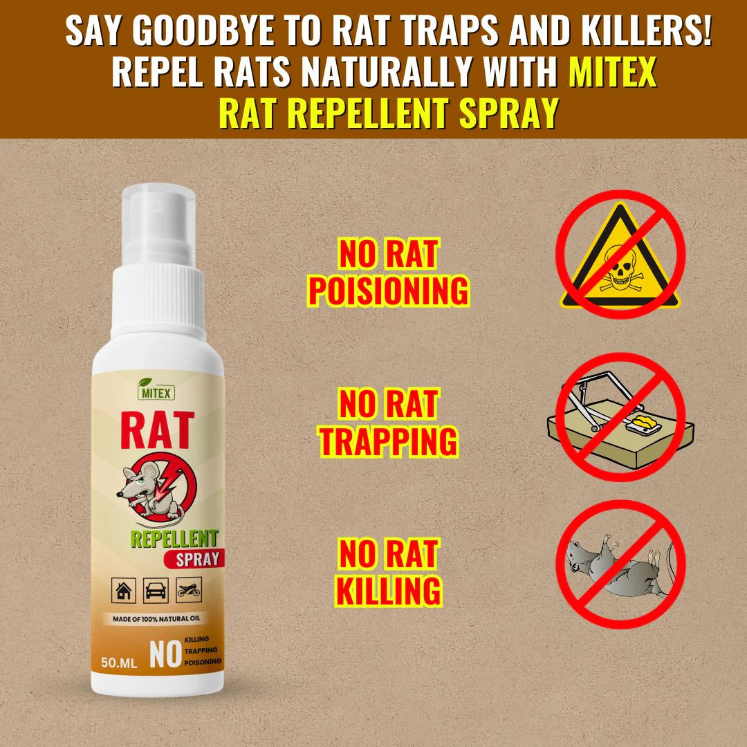 Rat Repellent Spray-Safe, Effective and Eco-Friendly